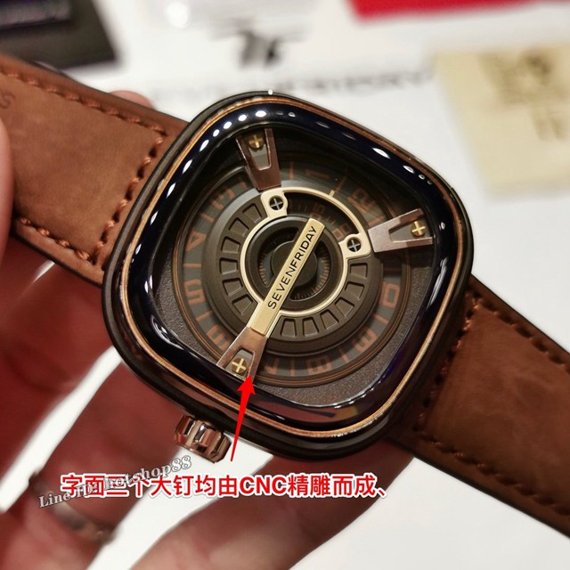 七个星期五时尚男士手表 sevenFriday自动机械男士腕表 gjs1194